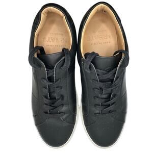 The Royale Low Top Women’s Leather Sneaker by Greats in Nero Black Sz 9.5